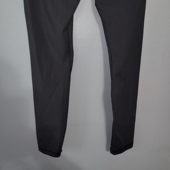 Crz Yoga Dark Charcoal Gray Leggings Athletic Ankle Length Size 4/6 Small 4 6 - Picture 4 of 7